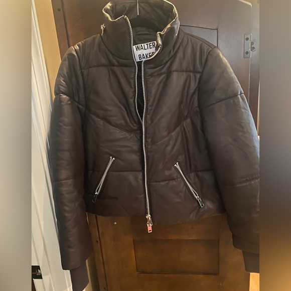 LIKE NEW! WALTER BAKER Edwina Jacket. 100% Lambskin Leather. Retails $750 - Picture 9 of 16